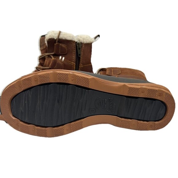 Kamik Simona Mid Winter Boot Womens Sz 6 Waterproof Classic Dark Brown Leather - Picture 9 of 14